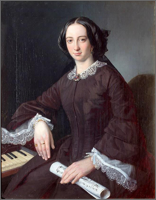 Lbeck - Lttgens - Frauenbildnis - Gemlde