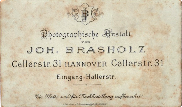 130435 - CDV - Lbeck - Brasholz - CDV 01 - Revers - Unigrsse