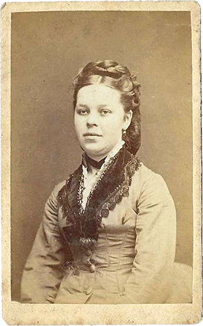 130442 - CDV - Lbeck - Eichmann & Albrecht - Frauenportrt - recte - klein