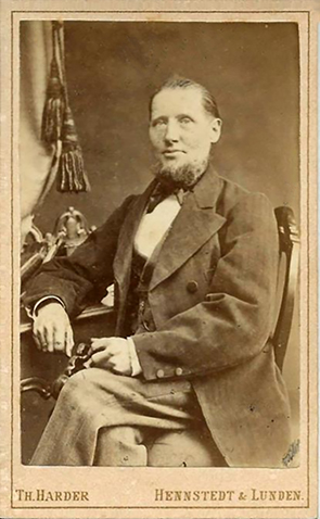 CDV Lunden - Harder - Mnnerhalbbildnis recte