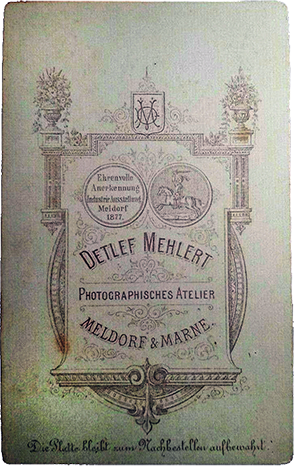 CDV - Marne - Mehlert, Detlef - Kind - verso