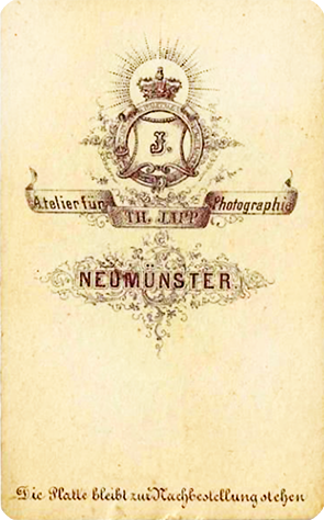 CDV Neumnster Japp Kinderdoppelbild verso