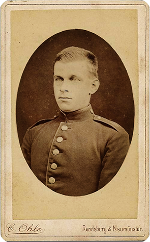 CDV Rendsburg - Ohle - Soldat - Brustbild recte