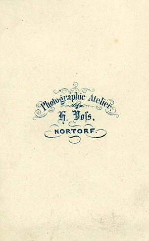 CDV Nortorf - Voss - Paarfoto 2 - verso