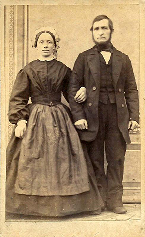 CDV Nottfeld Nissen Paarportrait recte
