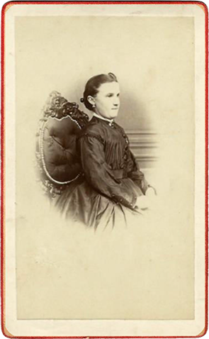 CDV Oldenburg Mackprang Damenportrait recte
