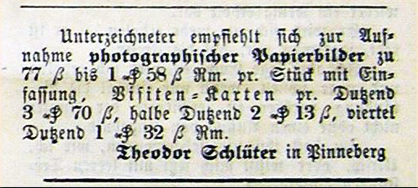 Annonce Pinneberg Schlter - Preise - Unigroesse