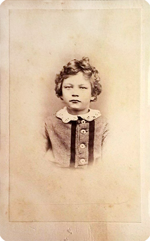 CDV Pinneberg Schlter Kinderbrustbild recte