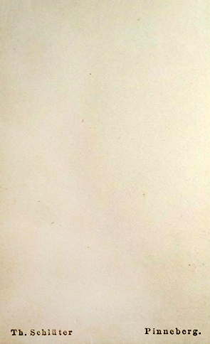 CDV Pinneberg Schlter Doppeljungenbild verso