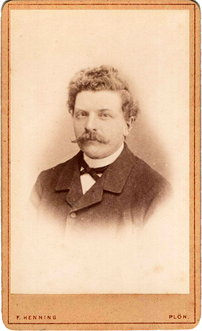 CDV Pln Henning - Herrenbrustbild - recte