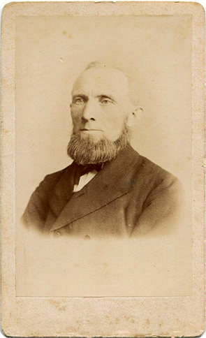CDV Preetz Duve Herrenbrustbild - recte