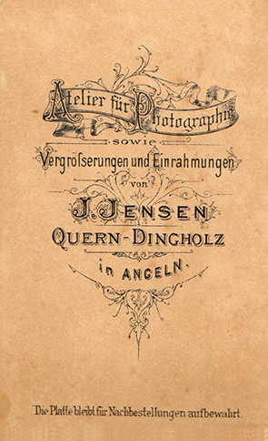 CDv Jensen - Quern - Paarportrait - verso