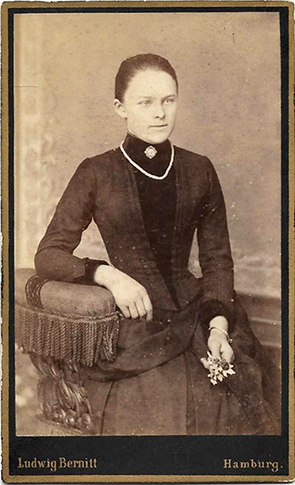 CDV Ratzeburg Bernitt Damenportrait - recte