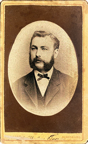 CDV Rendsburg - Baland - Herrenportrait recte