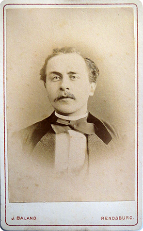 CDV Rendsburg - Baland - Herrenbrustbild recte