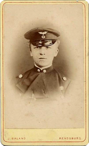 CDV Rendsburg - Baland - Soldat recte