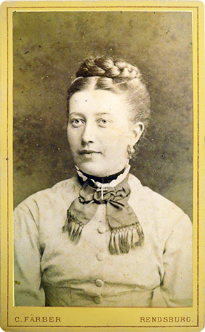 CDV Rendsburg Frber Damenbildnis recte