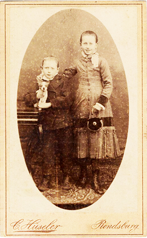 CDV Rendsburg Hueseler - 2 Kinder recte