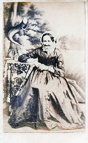 CDV Rendsburg - Kanberg, Eduard Damenbildnis recte