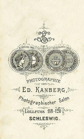 CDV Rendsburg Kanberg, Eduard - Franzsischer Offizier verso