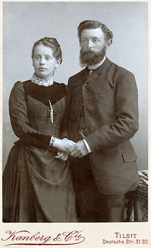 CDV Tilsit - Kanberg, Eduard Doppelbildnis recte