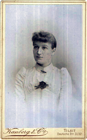 CDV Tilsit - Kanberg, Eduard Damenbildnis recte