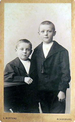 CDV Rendsburg Mertens junior - Zwei Jungs recte