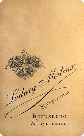 CDV Rendsburg Mertens junior - Zwei Jungs verso