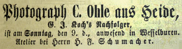 Annonce von 1875