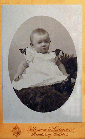 CDV Rendsburg Petersen - Baby recte