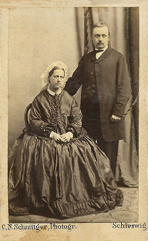 CDV Schleswig - Schnittger - Paarportrait - recte
