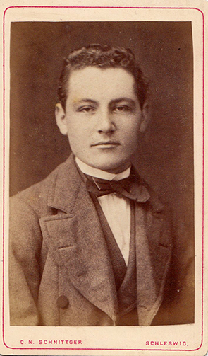 CDV Schleswig - Schnittger - Herrenbrustbild - recte