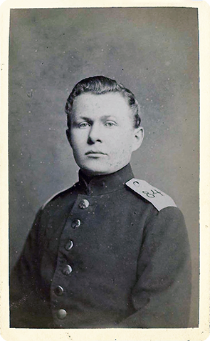 CDV Schleswig - Seligmueller - Soldat Bildnis recte