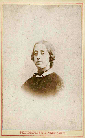 CDV Schleswig - Seligmueller - Dame - Vignette recte