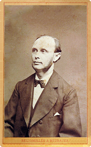 CDV Schleswig - Seligmueller - Mann mit Fliege recte