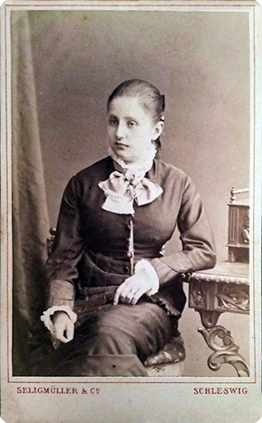 CDV Schleswig - Seligmueller - Dame - Interieur recte