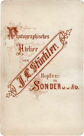 141103 - CDV - Sonderburg Stoeckler Damentrio - verso
