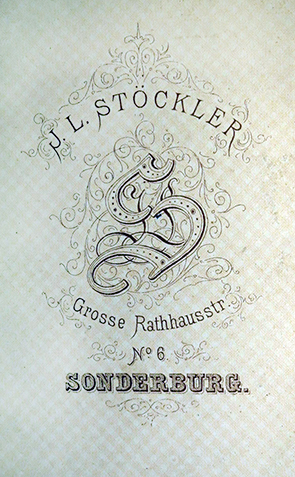 141103 - CDV - Sonderburg - Stoeckler - 3 Kinder Vignette - verso