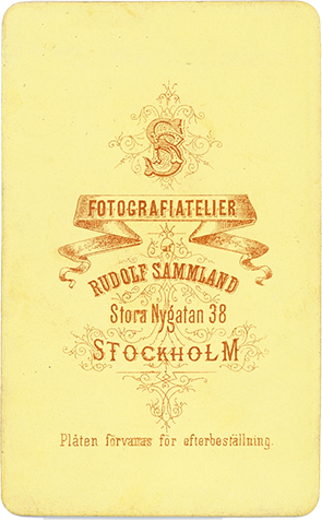 Sonderburg Sammland_Rudolf Frau und Kind verso