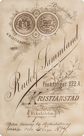 Sonderburg Sammland_Rudolf Zwei Kinder verso