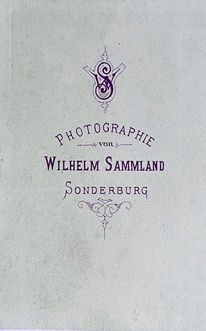 141106 - CDV - Sonderburg - Sammland - Dienstmaedchen - verso