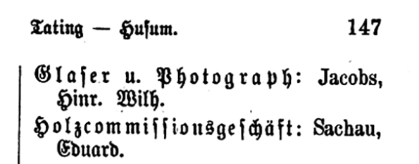 Tating - Jacobs - Adressbucheintrag - Detail