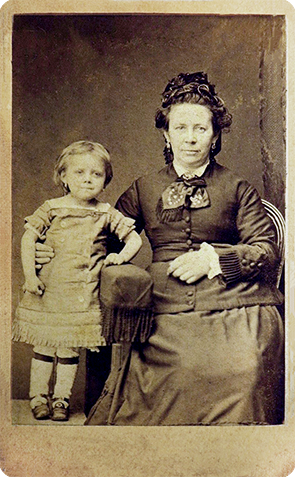 CDV Tnning - Andresen, Frau mit Kind recte