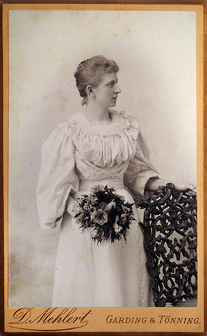 CDV - Tnning - Mehlert - Dame mit Strau recte