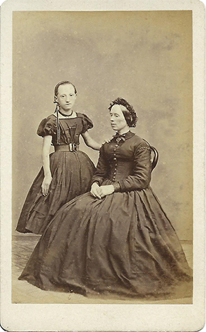 CDV Tondern Bdewadt - Frau und Kind - recte