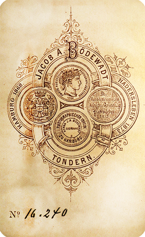 CDV Tondern Bdewadt - Junger Mann verso
