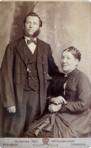 CDV Tondern Bdewadt - Paarbildnis - klein