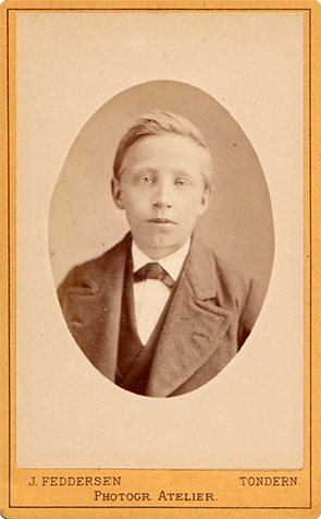 CDV Tondern - Feddersen - Herrenportrait - recte
