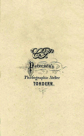 CVD Tondern Petersen_C_P_Herrenportrait verso