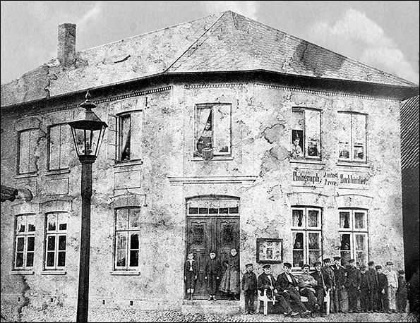 Haus des Fotografen und Buchbinders Arwe in der Austrae